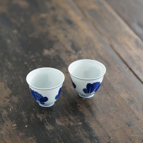 青花白菜紋杯 PC155