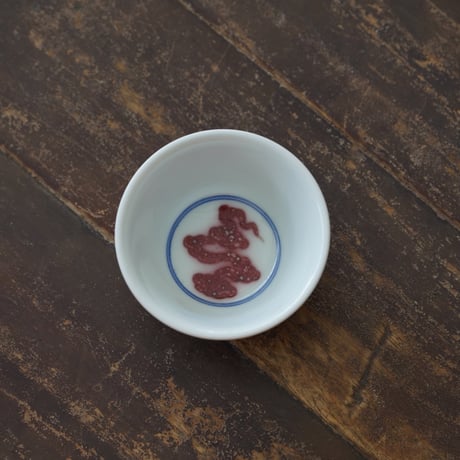 青花釉里紅龍紋茶杯 PF226