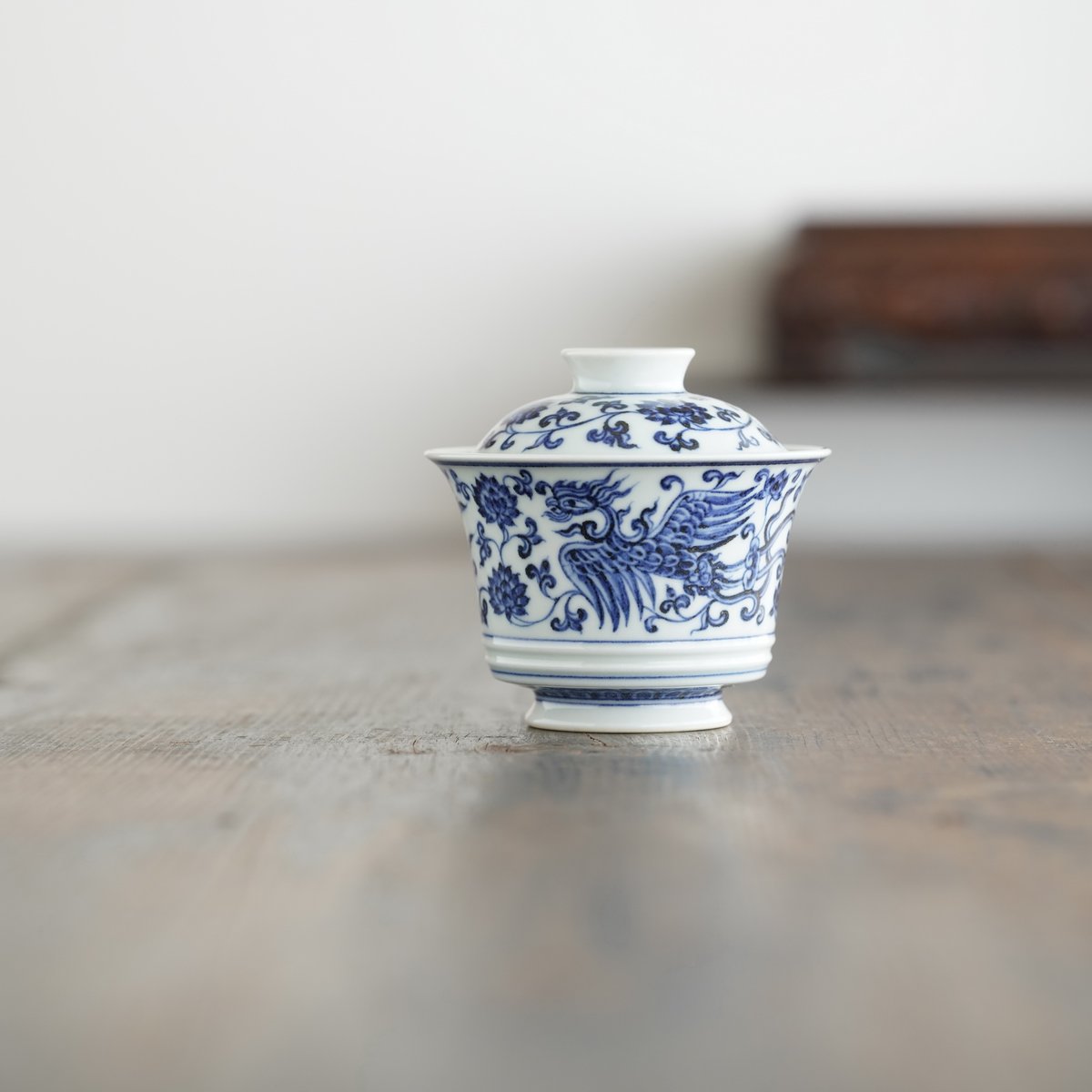 青花 蓋物 人物風景紋(メ1133) 青花 蓋物 人物風景紋(メ1133)