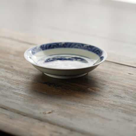 青花魚藻紋皿 PF238