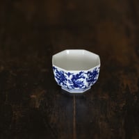 青花龍紋八方杯 PF232