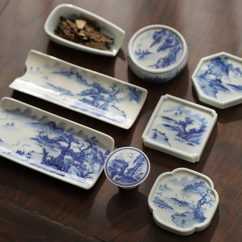 青花茶則 PF023 | Looking For 物色