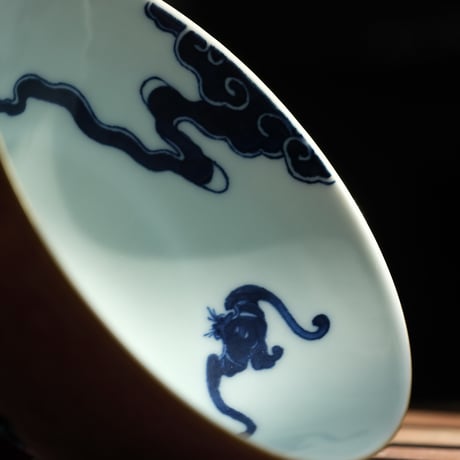 過墙紋扒花茶杯 祥雲蝙蝠 PC071