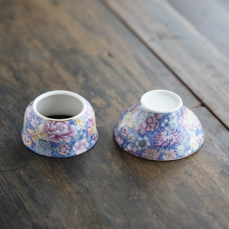 仿琺瑯彩茶器セット PH018