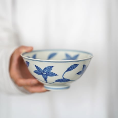 成化款栀子紋碗 PC100