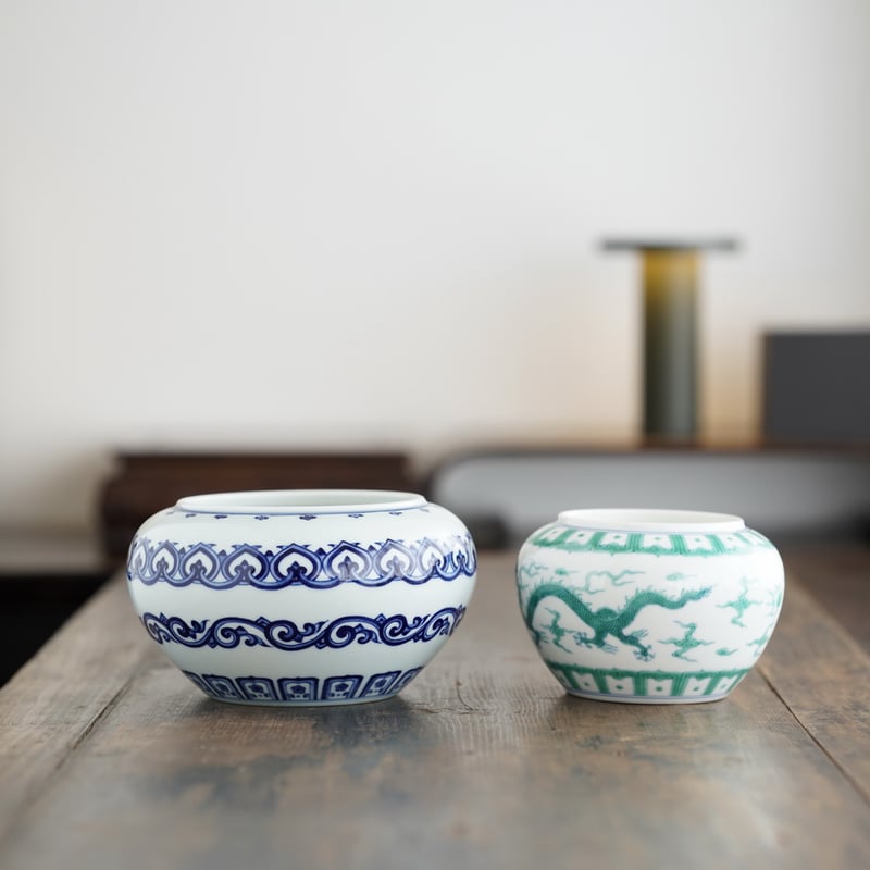 青花宝相文建水 PF241 | Looking For 物色