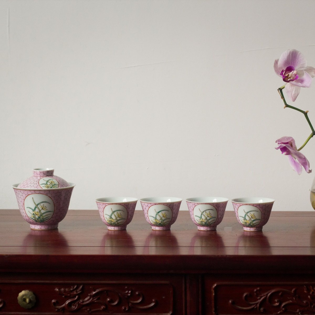 開窓氷裂蘭紋茶杯 PA015 | Looking For 物色