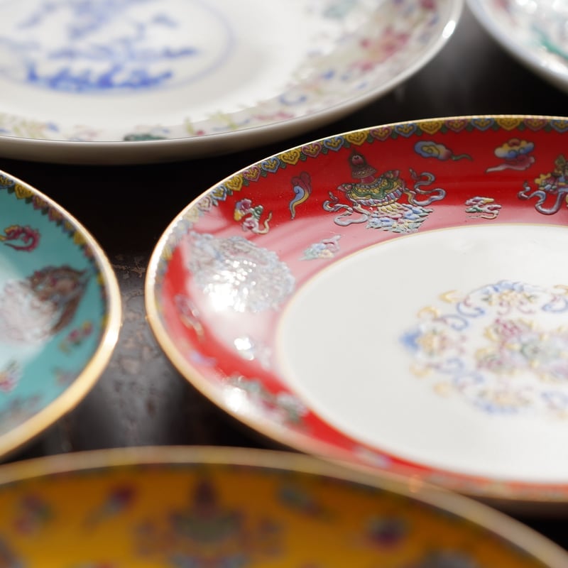 仿琺瑯彩お皿 PZ008 | Looking For 物色