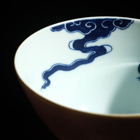 過墙紋扒花茶杯 祥雲蝙蝠 PC071