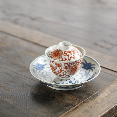 成化风栀子紋皿 PF260
