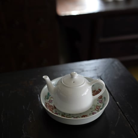 粉彩仿古お皿 PA063