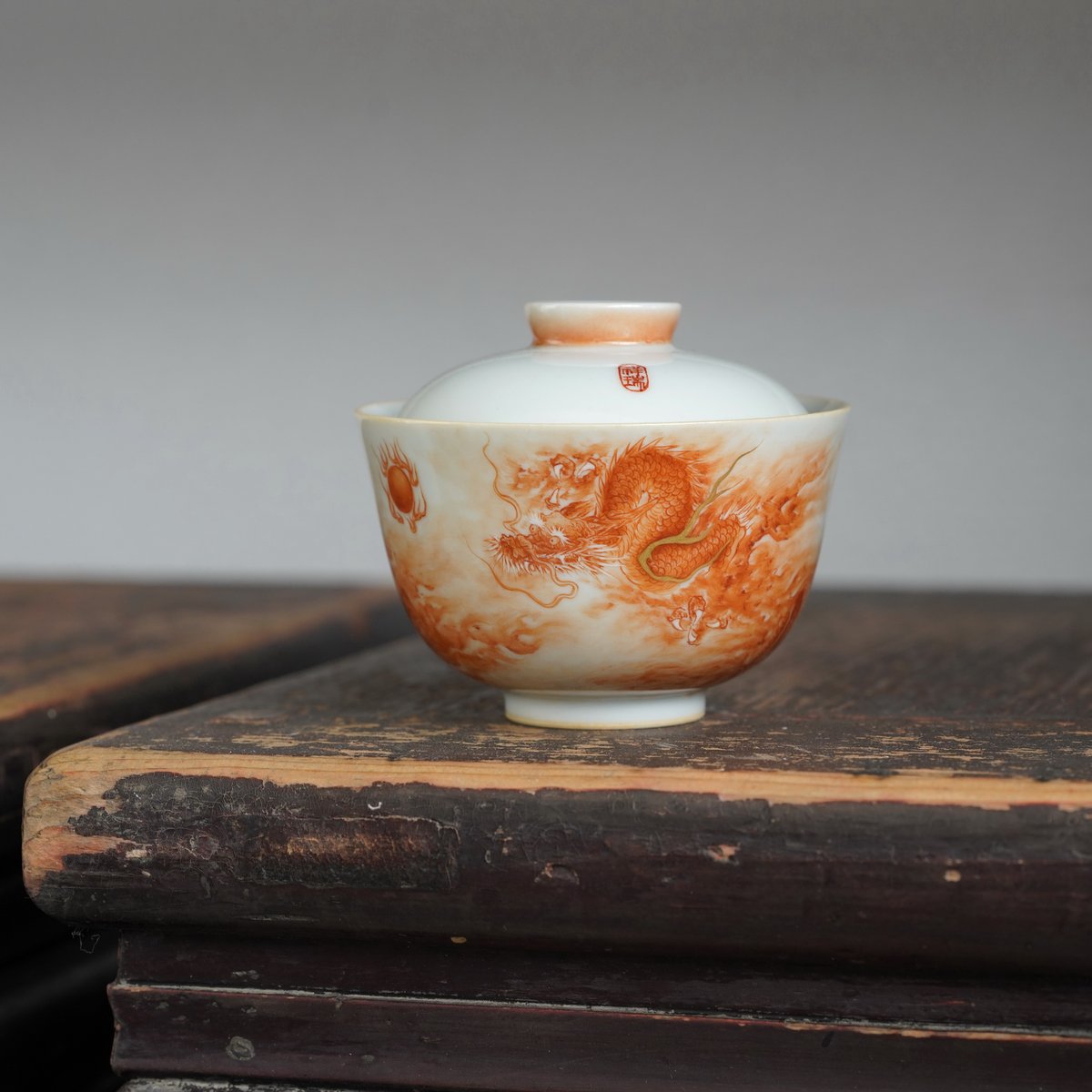 龍柄茶碗2点 台湾 龍柄 お茶碗 中 | Koy studio