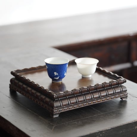洒藍蝙蝠紋茶杯 PY003