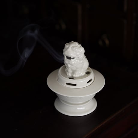 灰釉獅子香炉 PB129