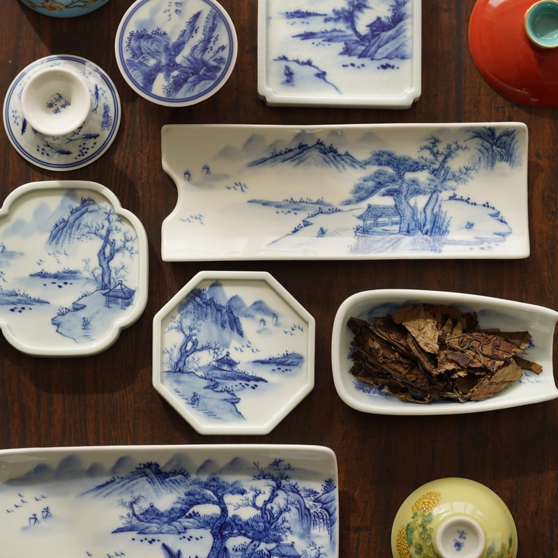 青花茶則 PF023 | Looking For 物色