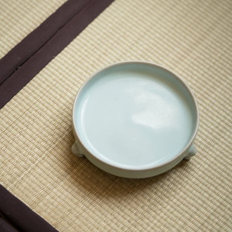 仿汝窯三足茶盤 小 PA001