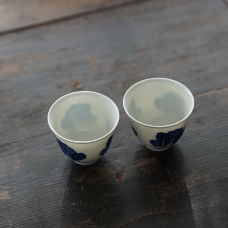 青花白菜紋杯 PC155