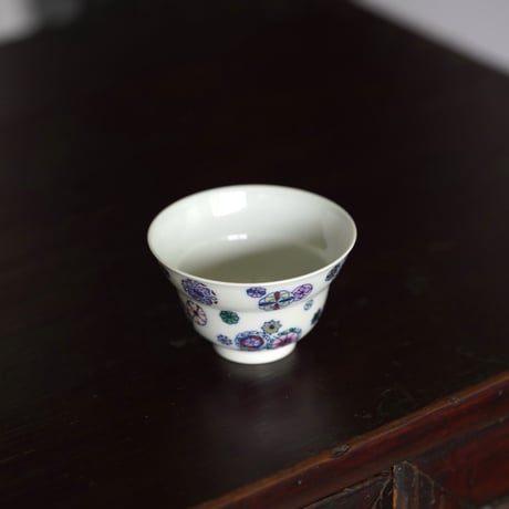 斗彩皮球花葫芦杯 PF171