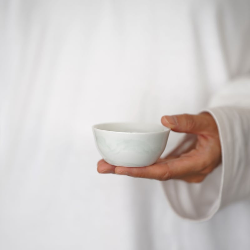 白磁　盃 8点 白磁 盃 8点