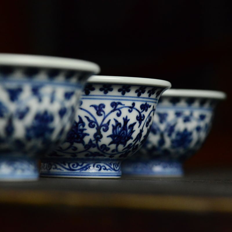 明永楽款青花圧手杯 PC003 | Looking For 物色