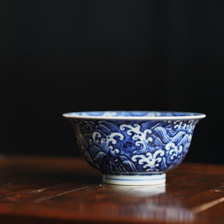 宣德海水江崖紋碗 PC107