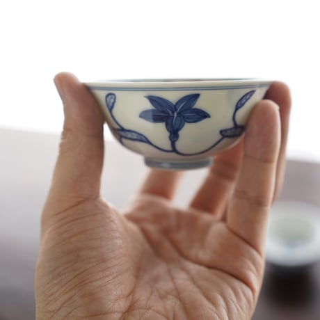 成化风栀子紋茶杯 PF218