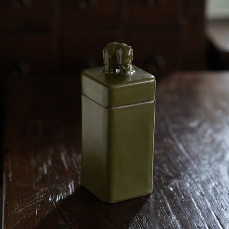 青磁 茶則 茶杓 セット 浮き彫り 蓮華紋 蛙 茶道具(青磁蓮柄 青磁 茶則 茶杓 セット 浮き彫り 蓮華紋 蛙 茶道具(青磁蓮柄