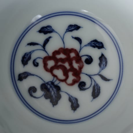 青花釉里紅茶杯 PY002