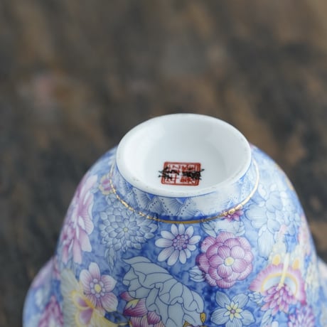 仿琺瑯彩茶器セット PH018