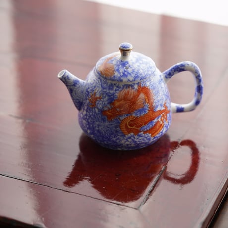 仿琺瑯彩茶壺茶杯セット PH020