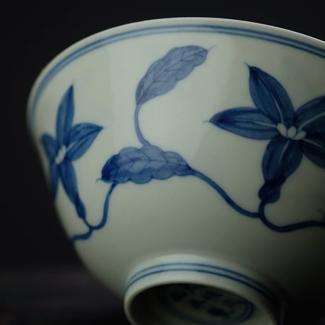 成化款栀子紋碗 PC100