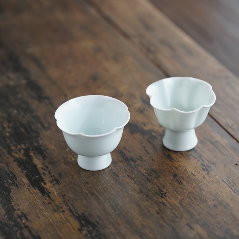 青白磁花口茶杯 PF263 | Looking For 物色