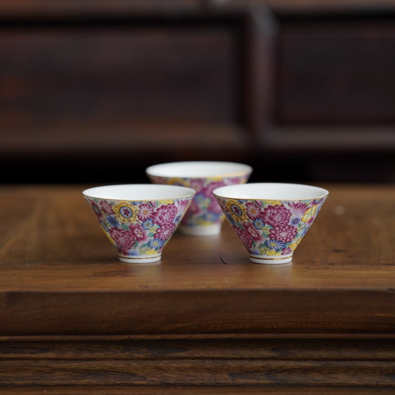 珐瑯彩 粉彩 茶杯 中国骨董 御製 珐瑯彩 粉彩 茶杯 中国骨董 御製