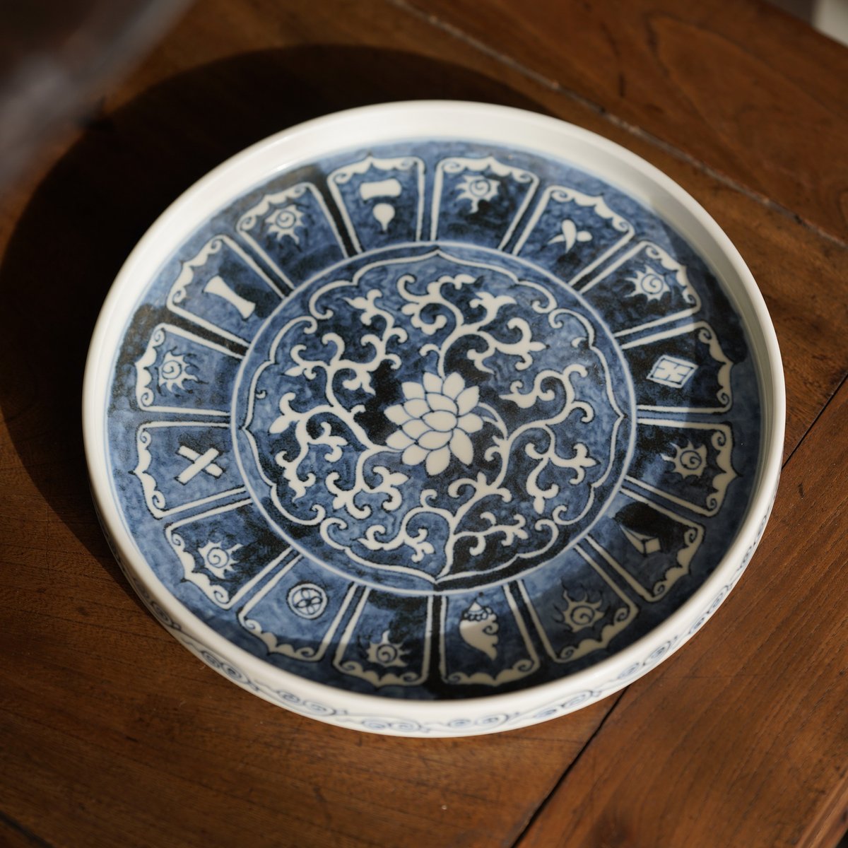 元青花八宝蓮紋皿 PF090 | Looking For 物色