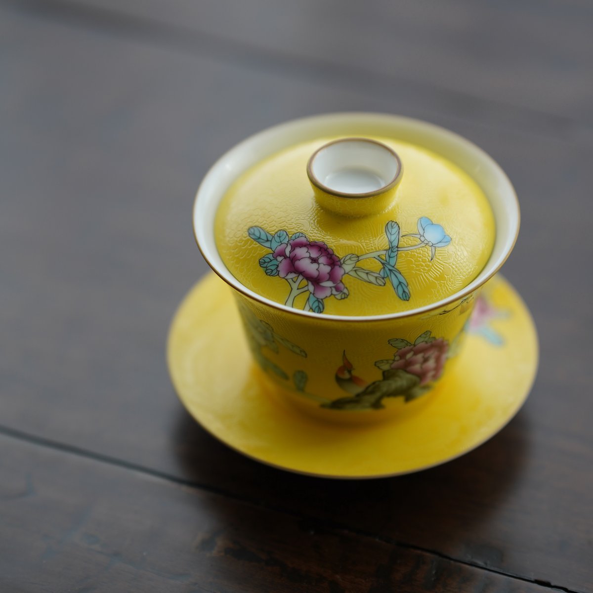 粉彩扒花蓋碗 PF119 | Looking For 物色