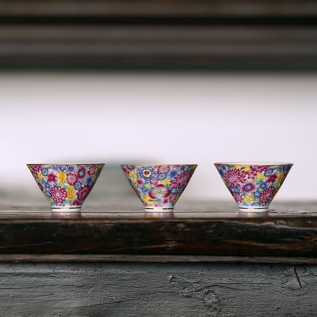 仿琺瑯彩茶杯 PH019