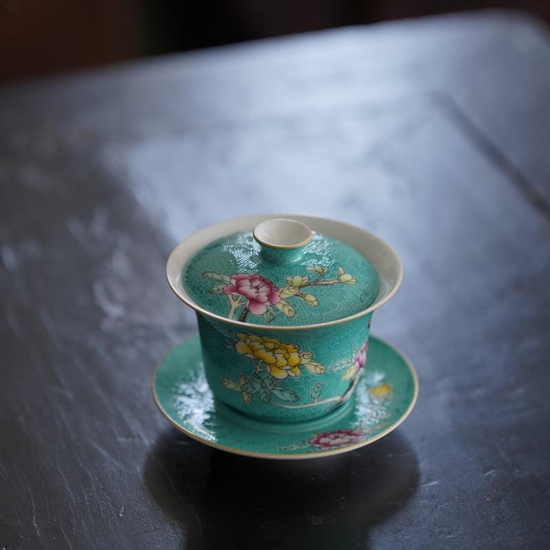 粉彩扒花蓋碗 PF118 | Looking For 物色