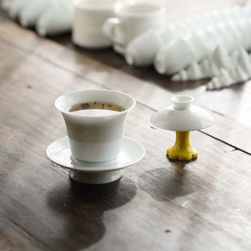 黄釉高足蓋置 PB184 | Looking For 物色