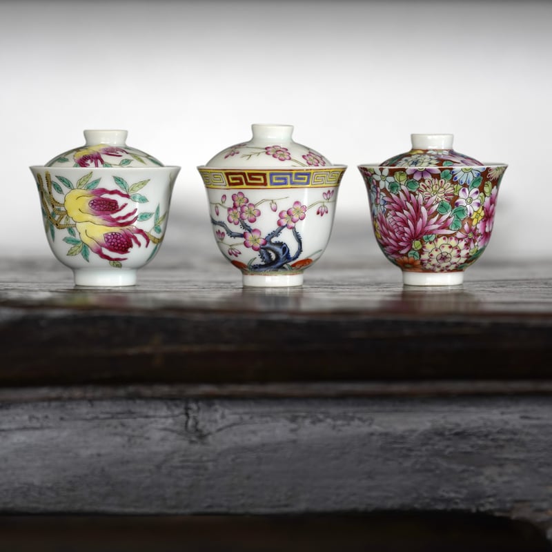 仿古二才蓋碗 PA066 | Looking For 物色