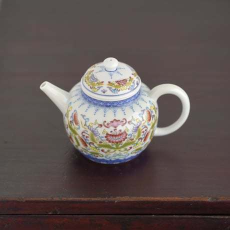 仿琺瑯彩茶壺 PH014