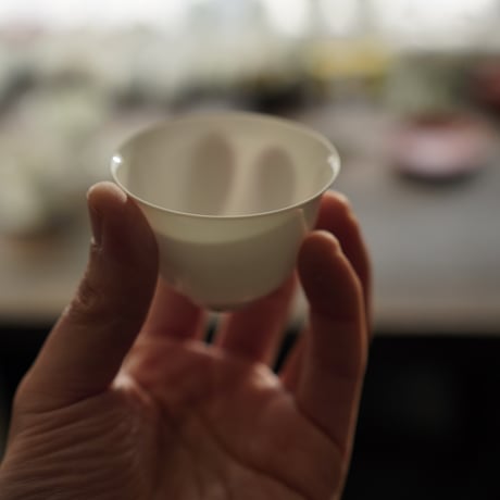 甜白釉茶杯 PB177