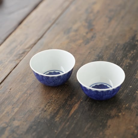 青花蓮葉文茶杯 PF253
