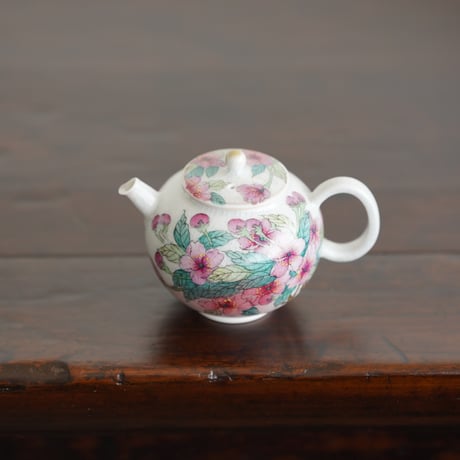 粉彩桜茶壺 PF137