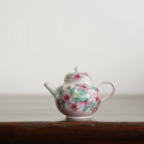 粉彩桜茶壺 PF138