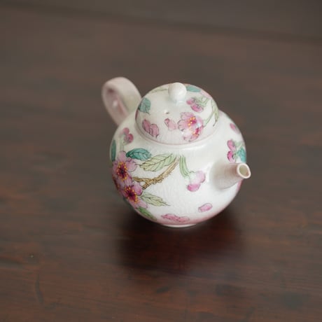 粉彩桜茶壺 PF138