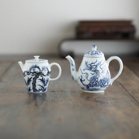 元青花龍紋茶壺 PF211