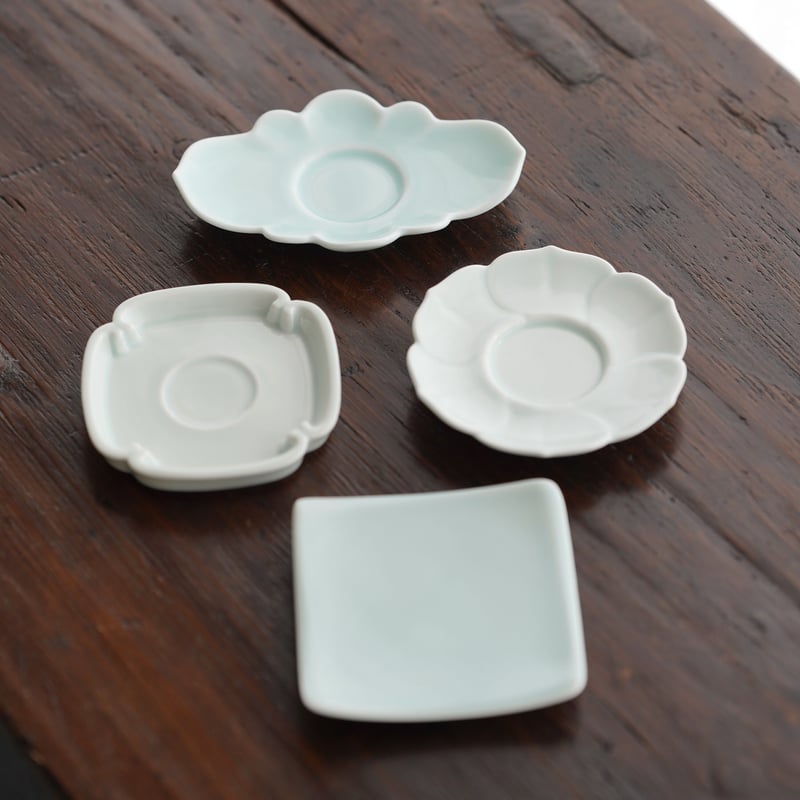 青磁　茶碗茶托 青磁 茶碗茶托 楽天市場】鍋島虎仙窯 鍋島青磁 茶托( 1枚入り