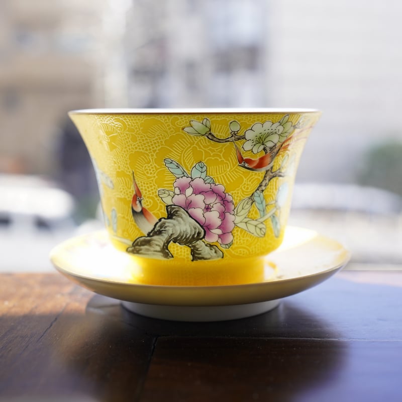 粉彩扒花蓋碗 PF119 | Looking For 物色