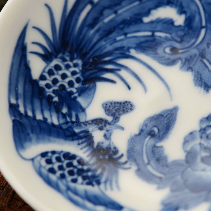 食器 Y Y Y 手描き染付皿 PC034 | Looking For 物色