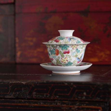 仿古三才蓋碗 PA071